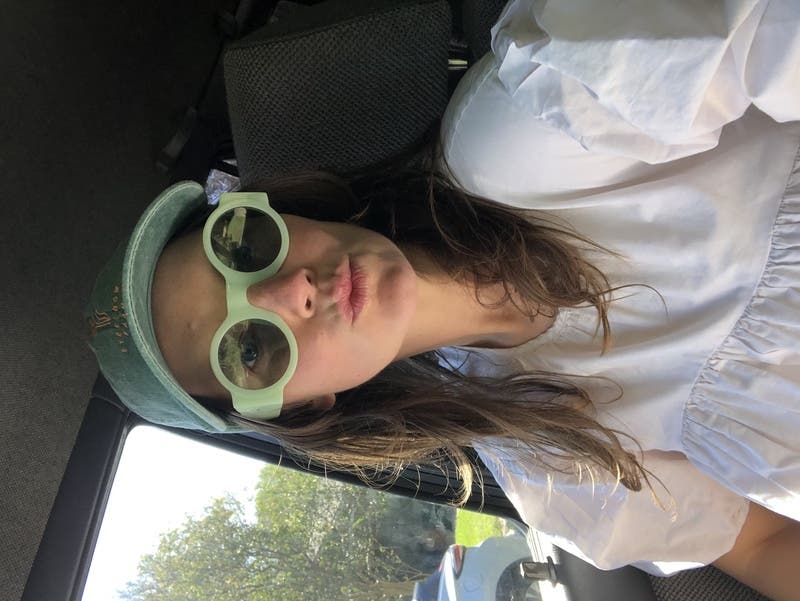 ドリスヴァンノッテン LINDAケース付きサングラス・メガネ オリーブグリーン Green Linda Farrow Edition Acetate Sunglasses by Dries Van