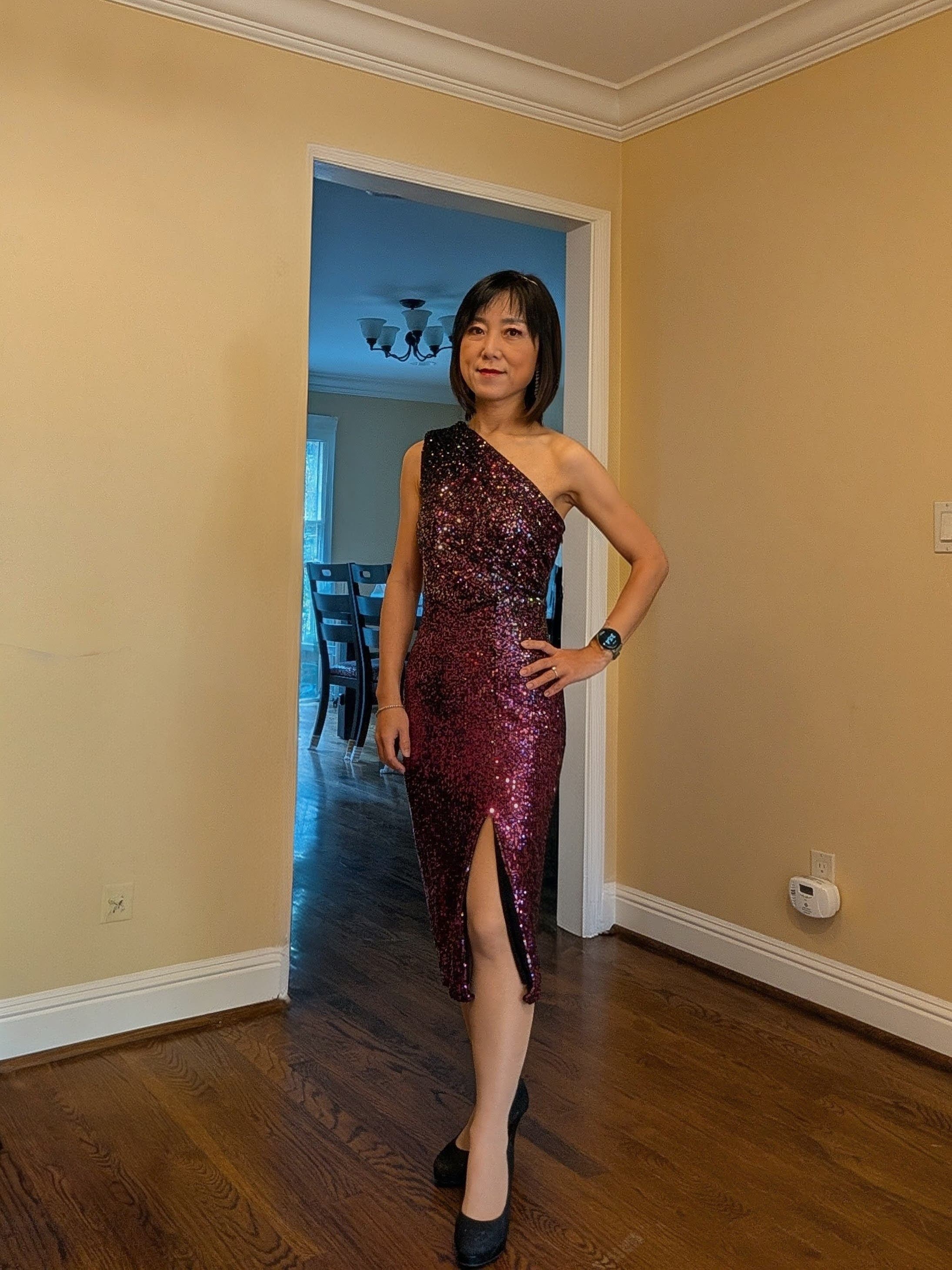 Sequin Palmer Dress by Dress The Population | Rent the Runway