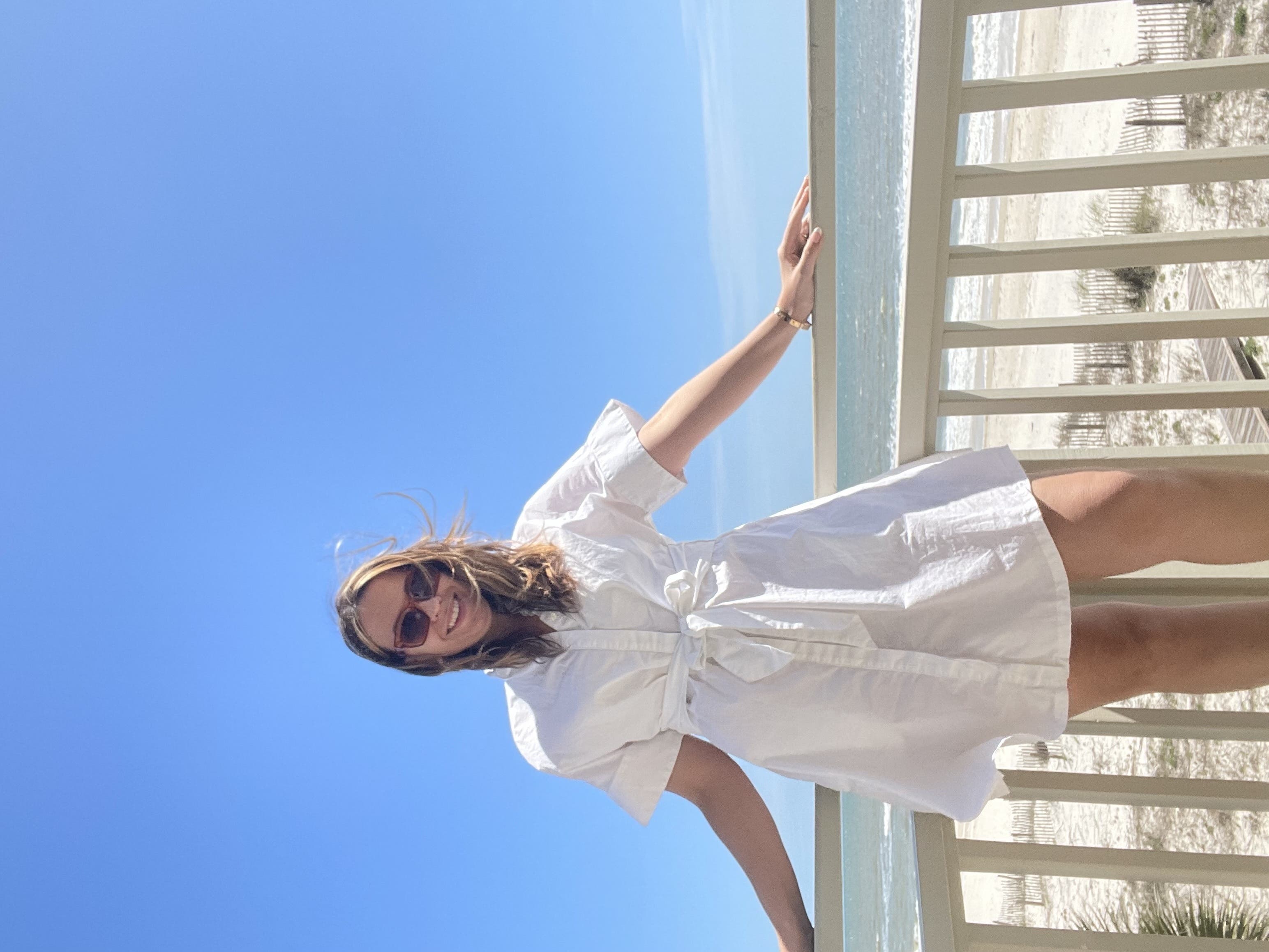 White Poplin Shirt Dress by Emporio Armani | Rent the Runway