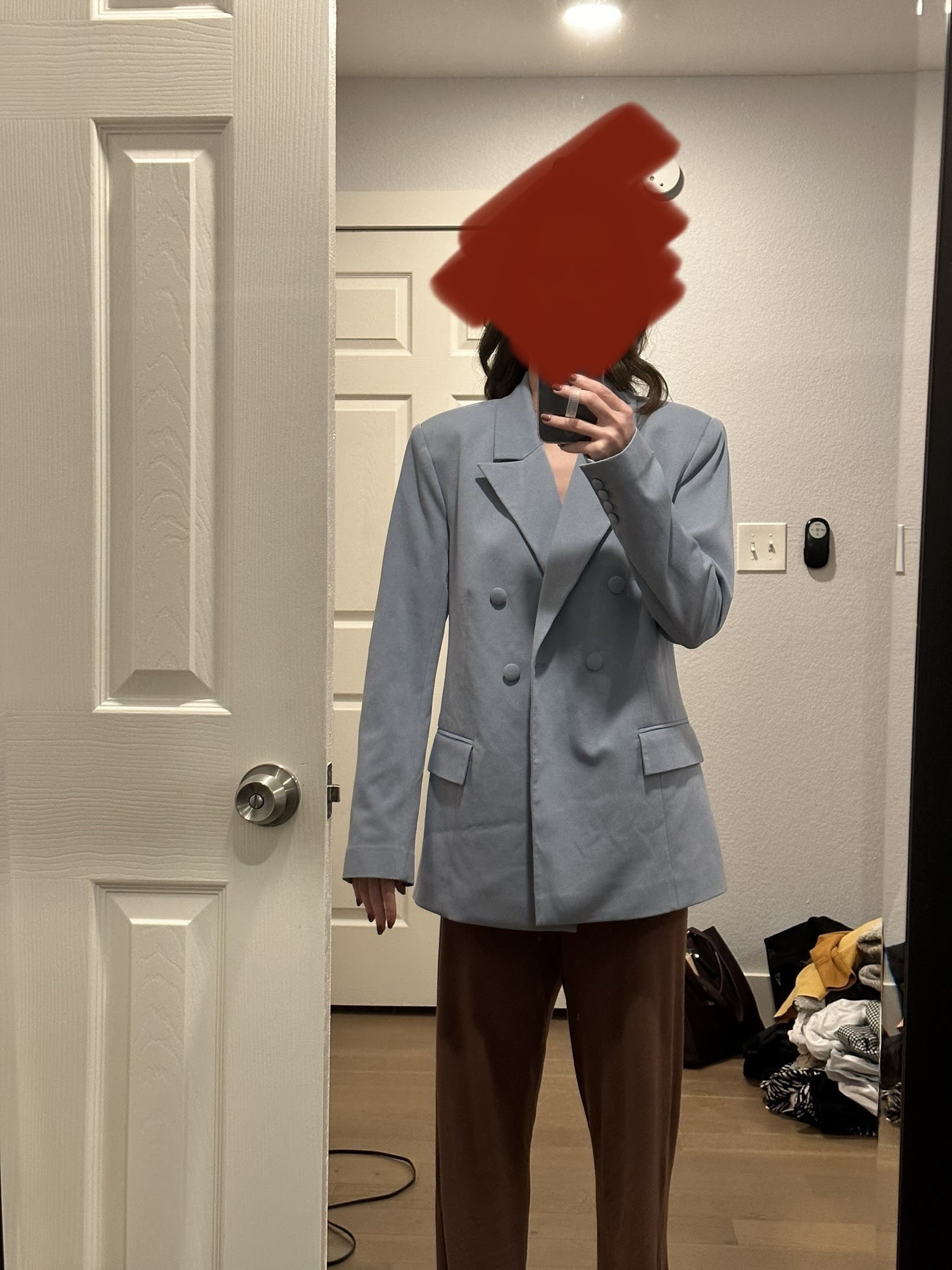 Double Breasted Blazer by WEWOREWHAT | Rent the Runway