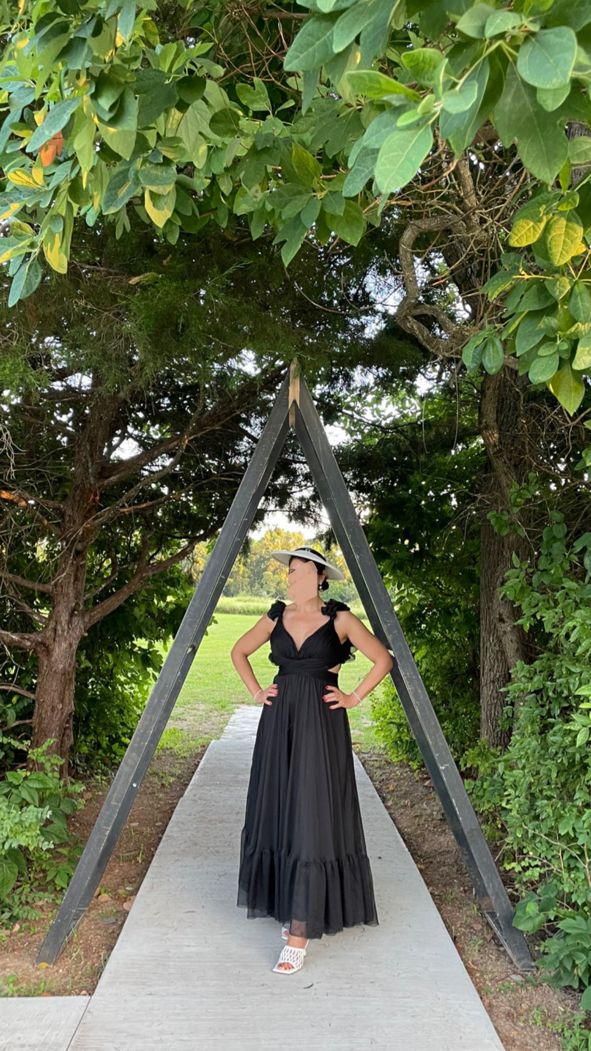 Ruffled Cutout Gown by Ieena for Mac Duggal | Rent the Runway Ruffled Cutout Gown by Ieena for Mac Duggal | Rent the Runway