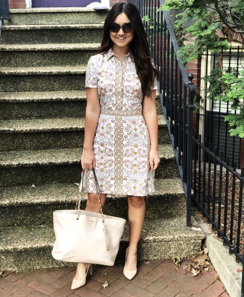 トリーバーチ　ガーデンメイズシャツドレス Garden Port Shirtdress by Tory Burch | Rent the Runway