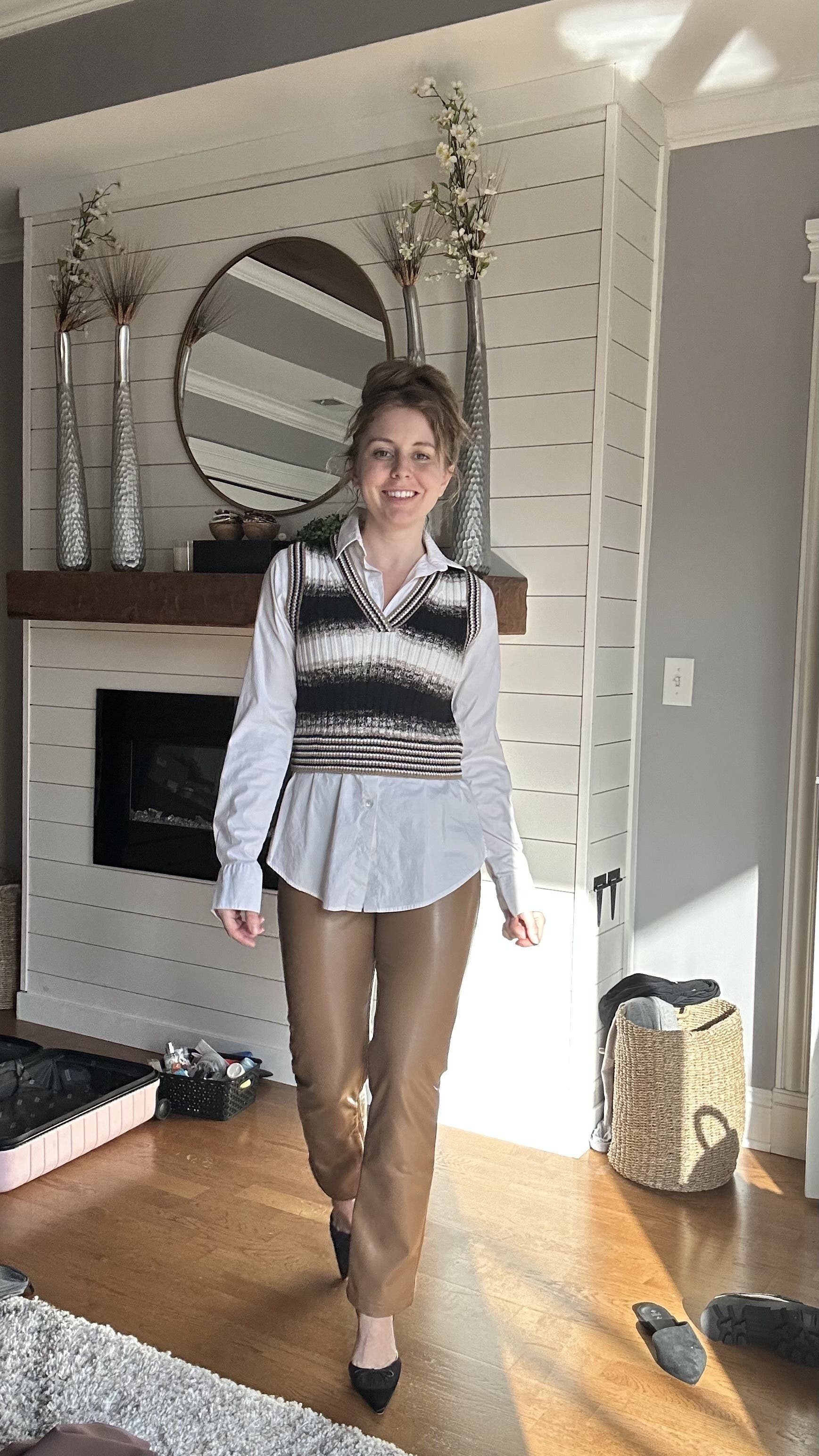 Spear Mixed Media Vest by Veronica Beard | Rent the Runway