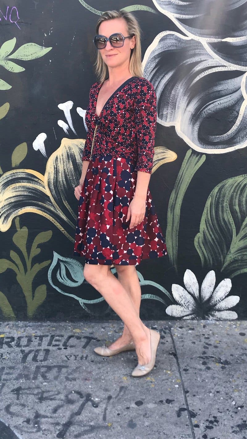 美品　8 Diane Von Furstenberg ラップドレス　JEWEL Red Jewel Mikado Wrap Dress by Diane von Furstenberg | Rent