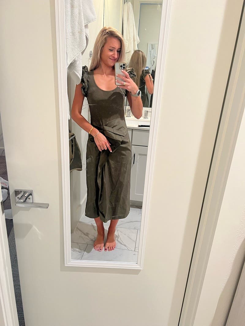rinさま　専用　ella doby cloth frill vest Sleeveless Dobby Dress | JJill