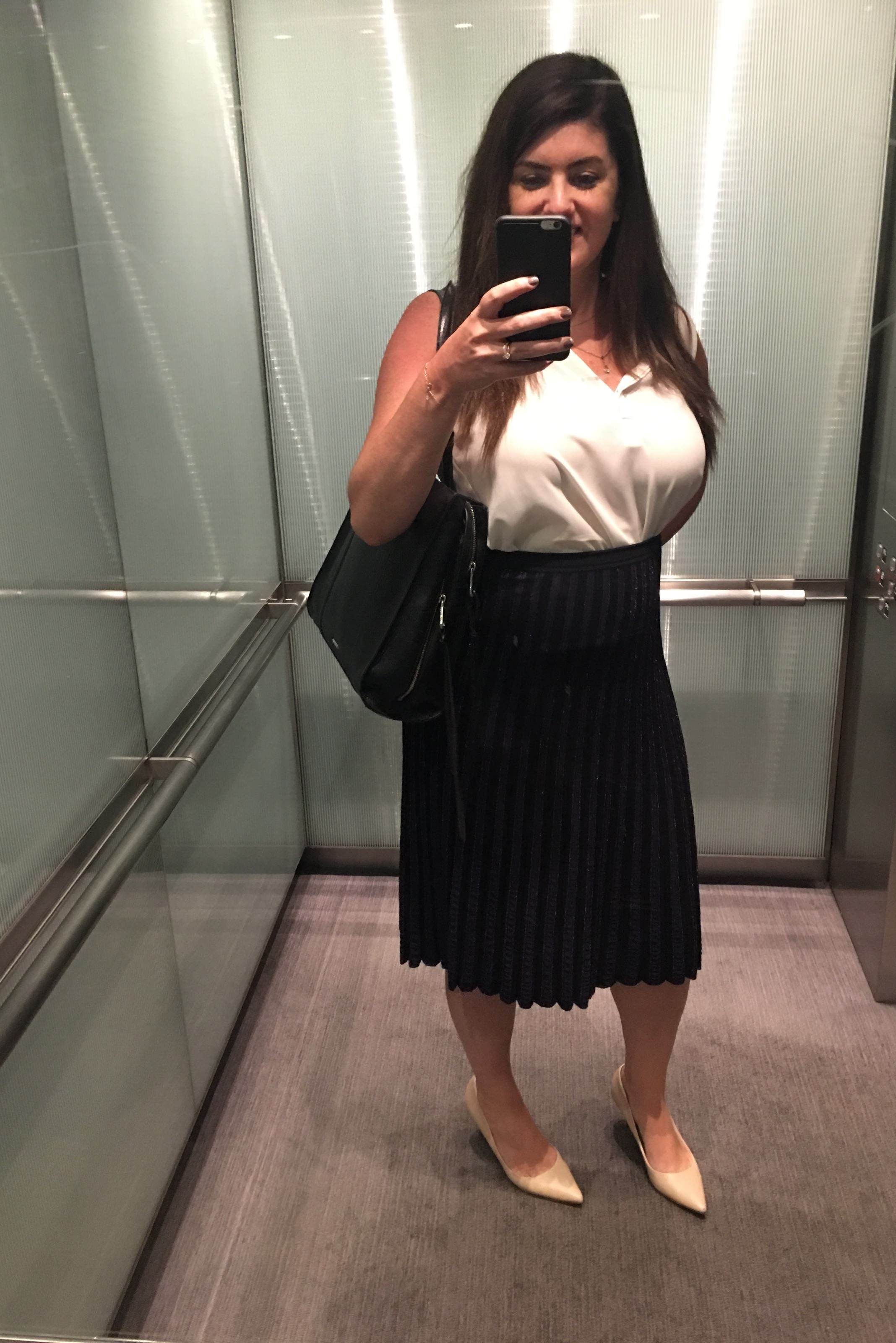Sheer Lurex Klara Skirt by Diane von Furstenberg | Rent the
