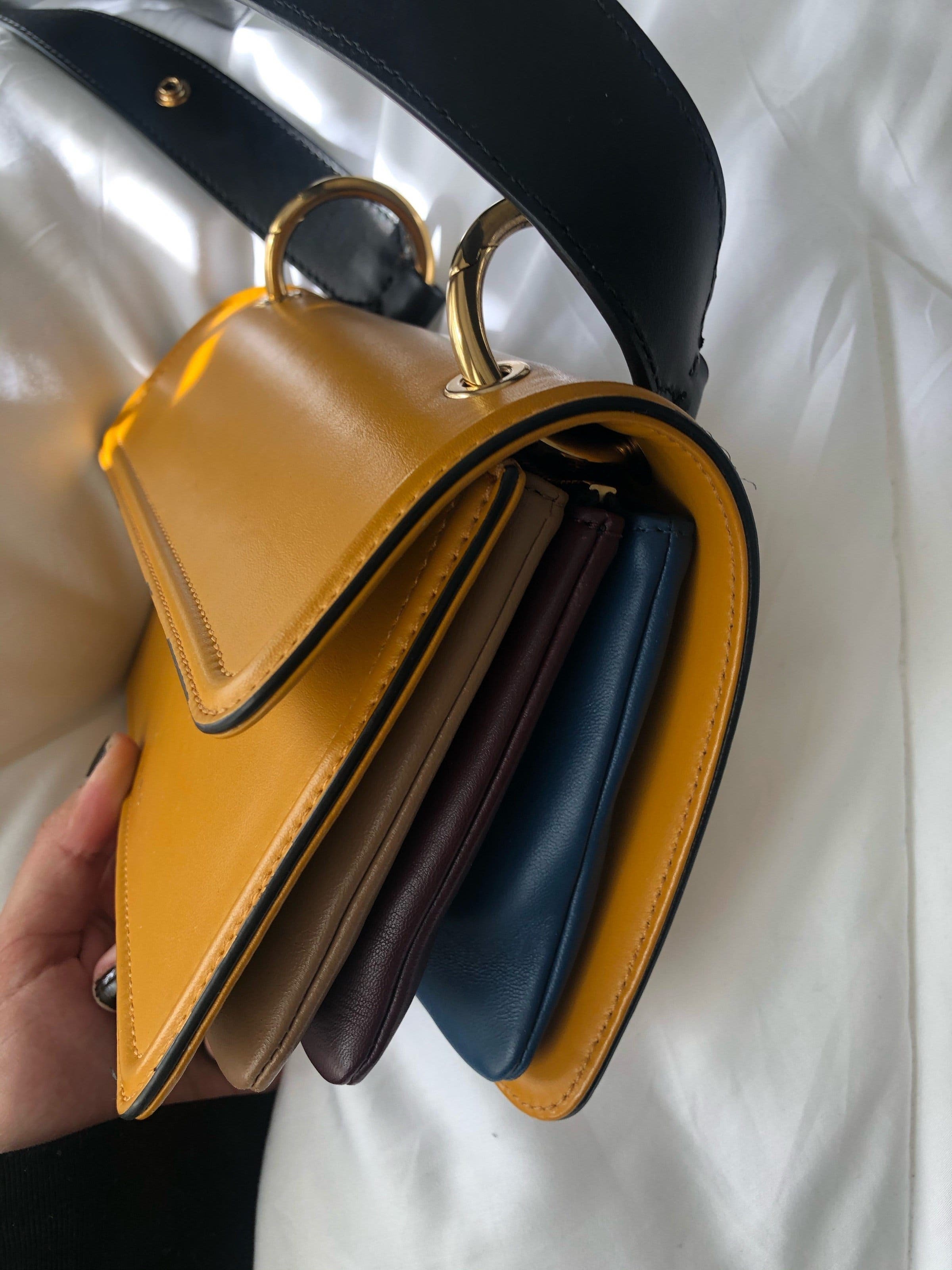 Yellow Calfskin Beat Bag by Marni Accessories | Rent the Runway