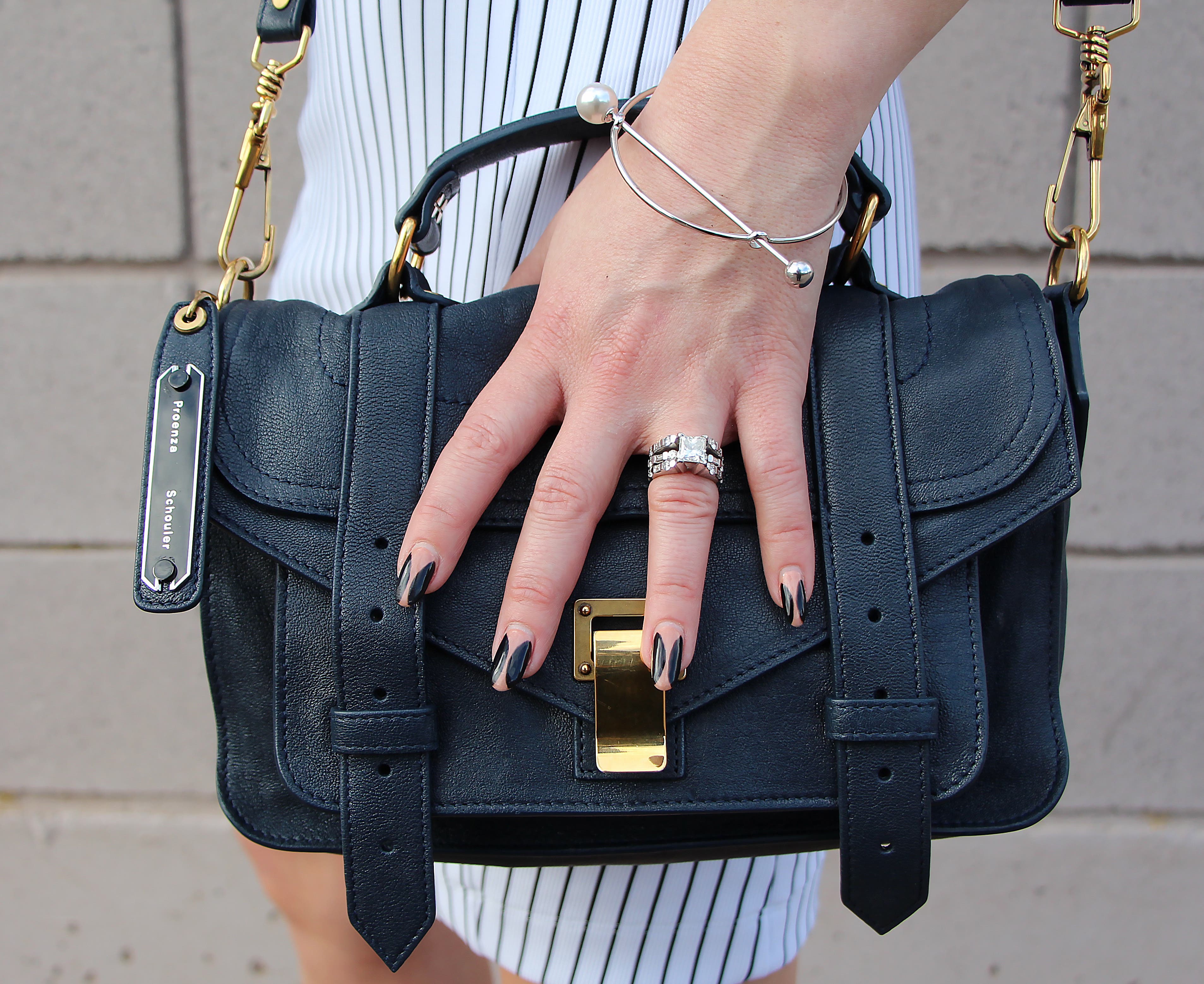 Street Style Proenza Schouler Ps1 Bag Sale Midnight Mini PS1 Bag