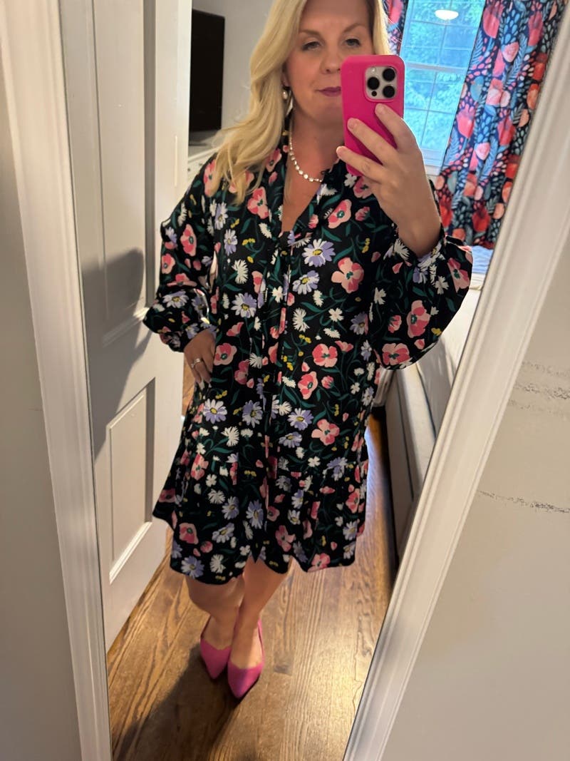 KATE SPADE スプリングブーケタイネックドレス Spring Bouquet Dress by kate spade new york | Rent the Runway