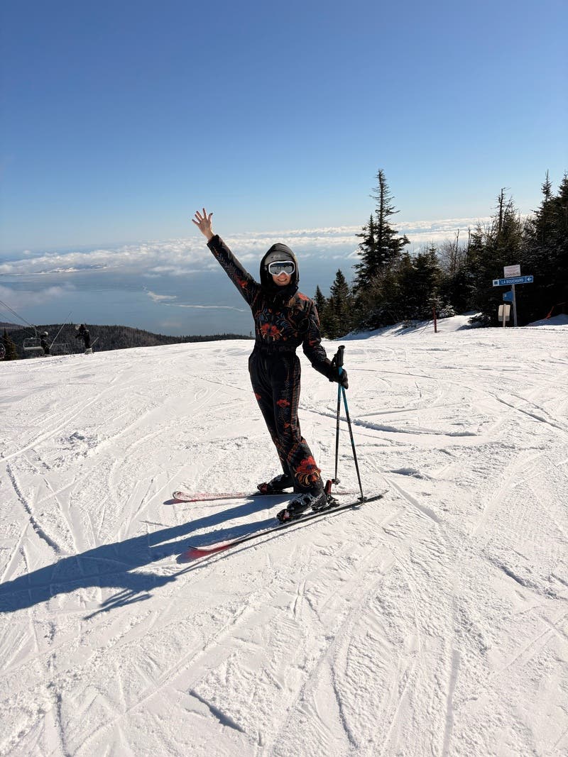 Black Macaw Ski Jumpsuit by FARM Rio | Rent the Runway