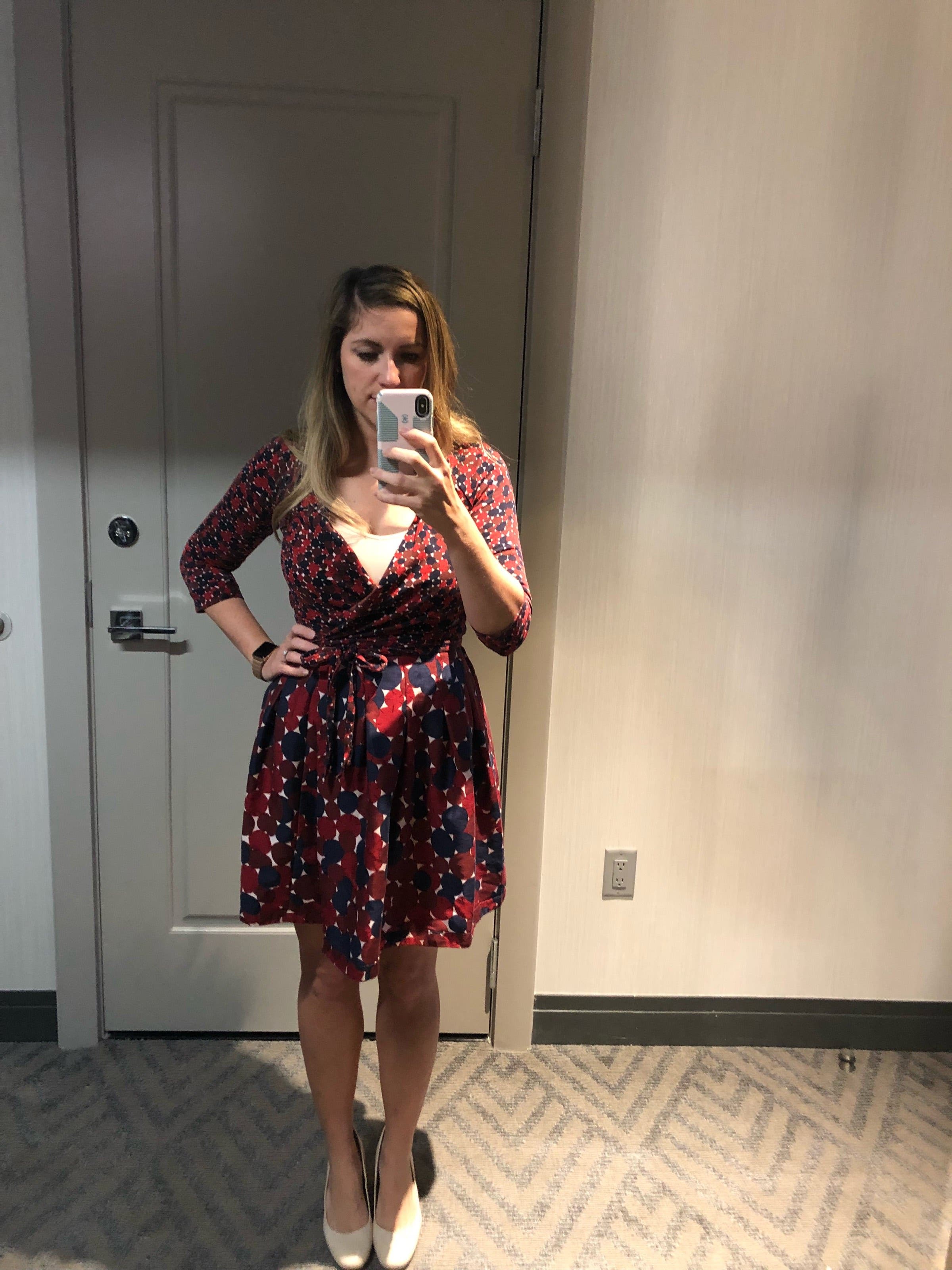 Red Jewel Mikado Wrap Dress by Diane von Furstenberg | Rent