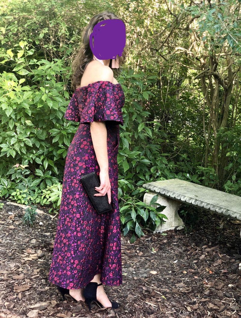 sahara  【WEB限定】Jacquard Belt Dress 値下げ中 Floral Jacquard Dress by Jill Jill Stuart | Rent the Runway