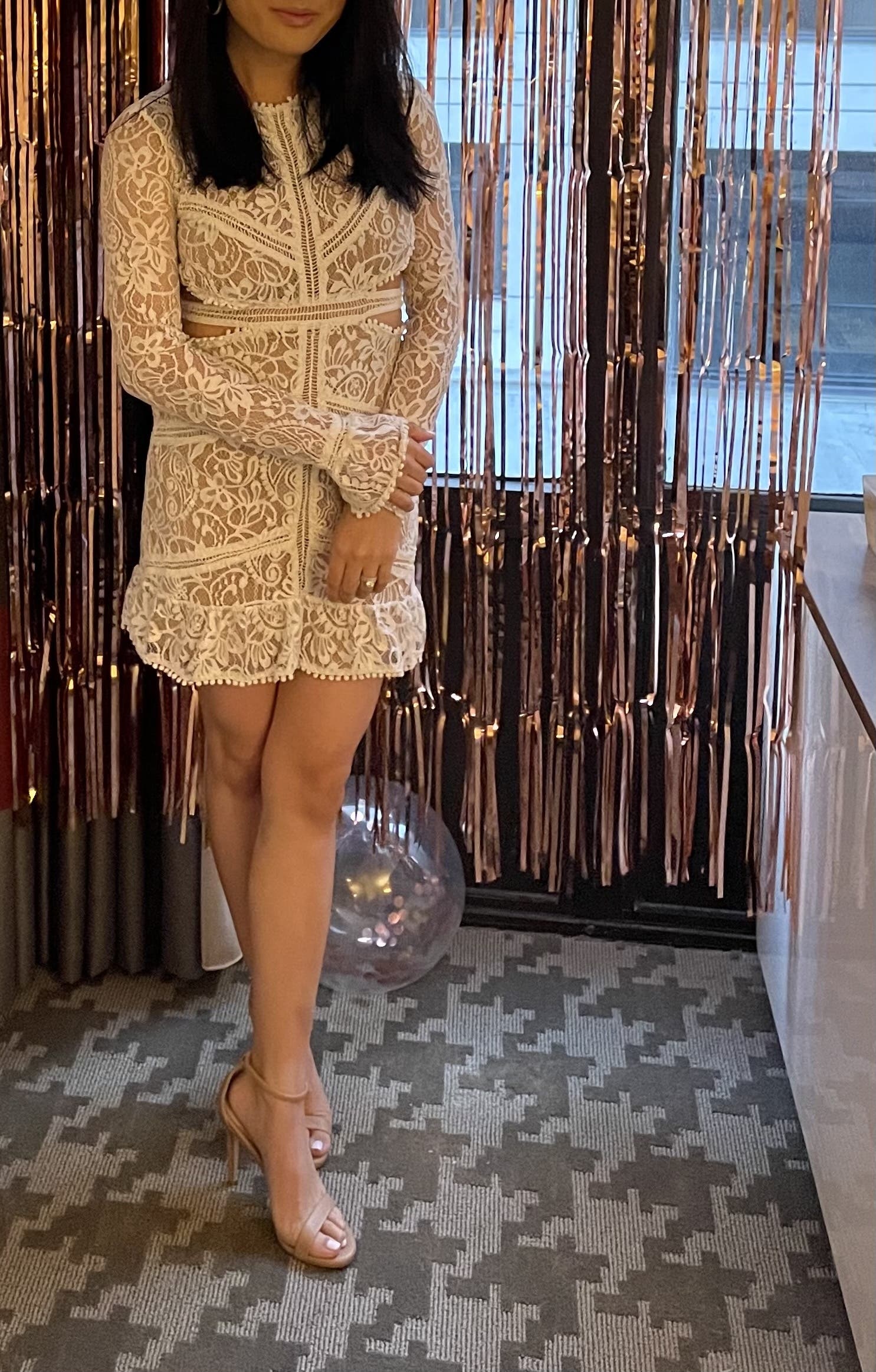 emerie cut out dress white For Love And Lemons Emerie Cut Out Dress For Love Lemons Emerie Cutout Dress  In White