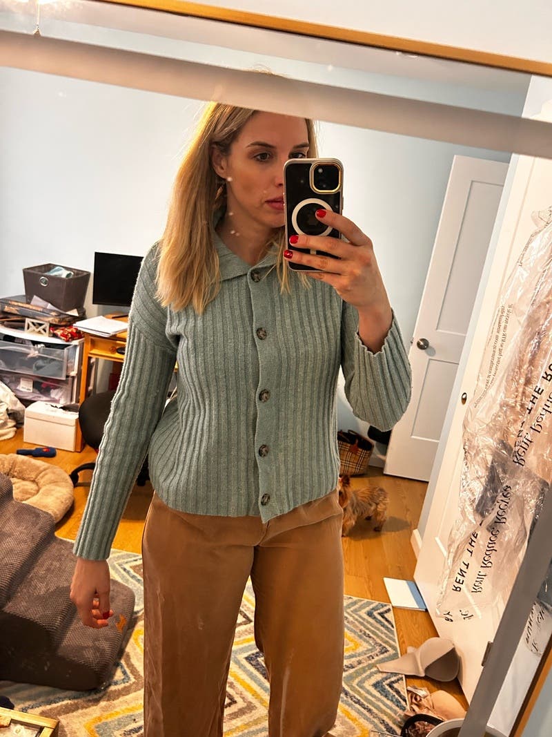 メイドウェル Madewell Hilton Head Cardigan レディース Sweaters Heather Caramel Madewell Hilton Head Cardigan Heather Caramel 2XL (Women's