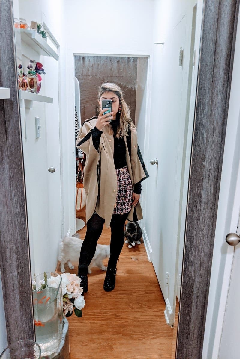 【関税&送料込】Chloe Short Brown Shiny Cotton Cape Chloé Short brown shiny cotton cape | TheDoubleF