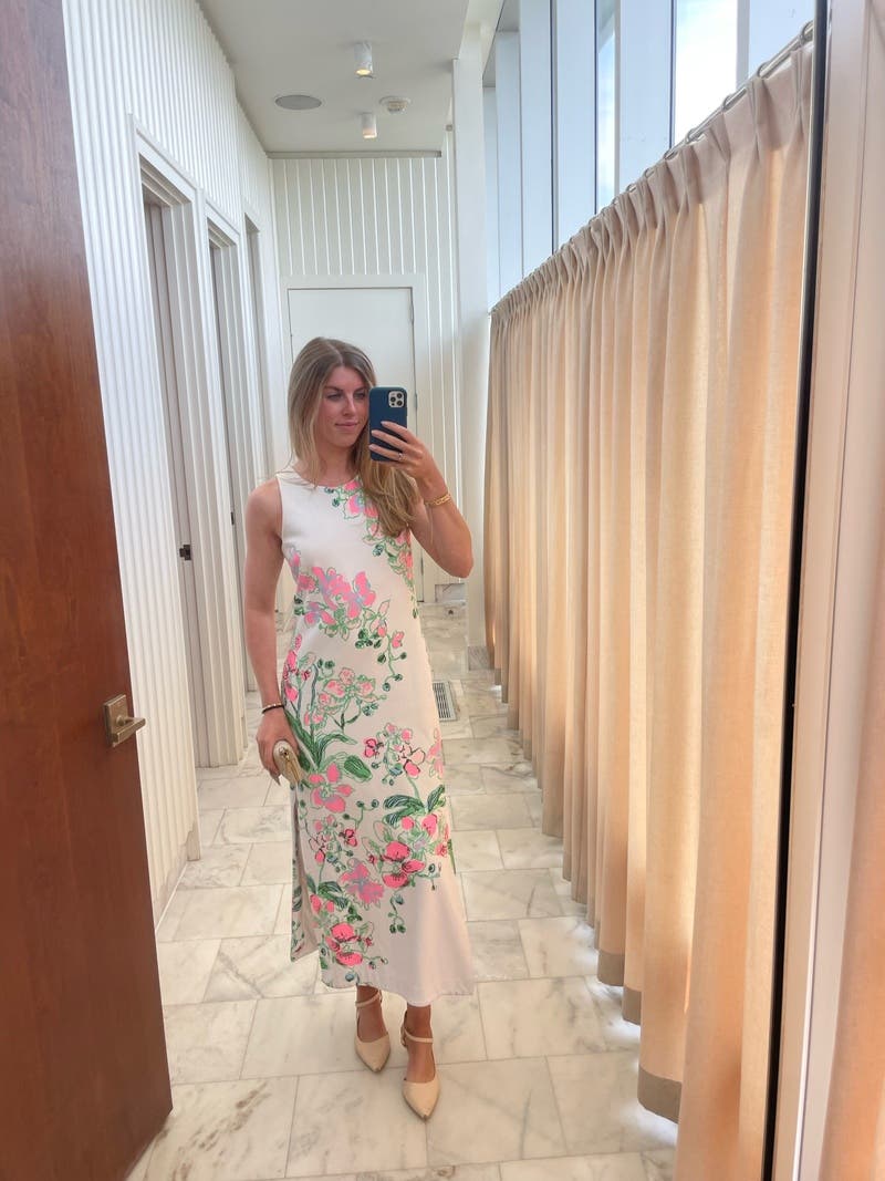 knee length dresses for ladies Sadie Maxi Romper  Peppermint Palm Lou