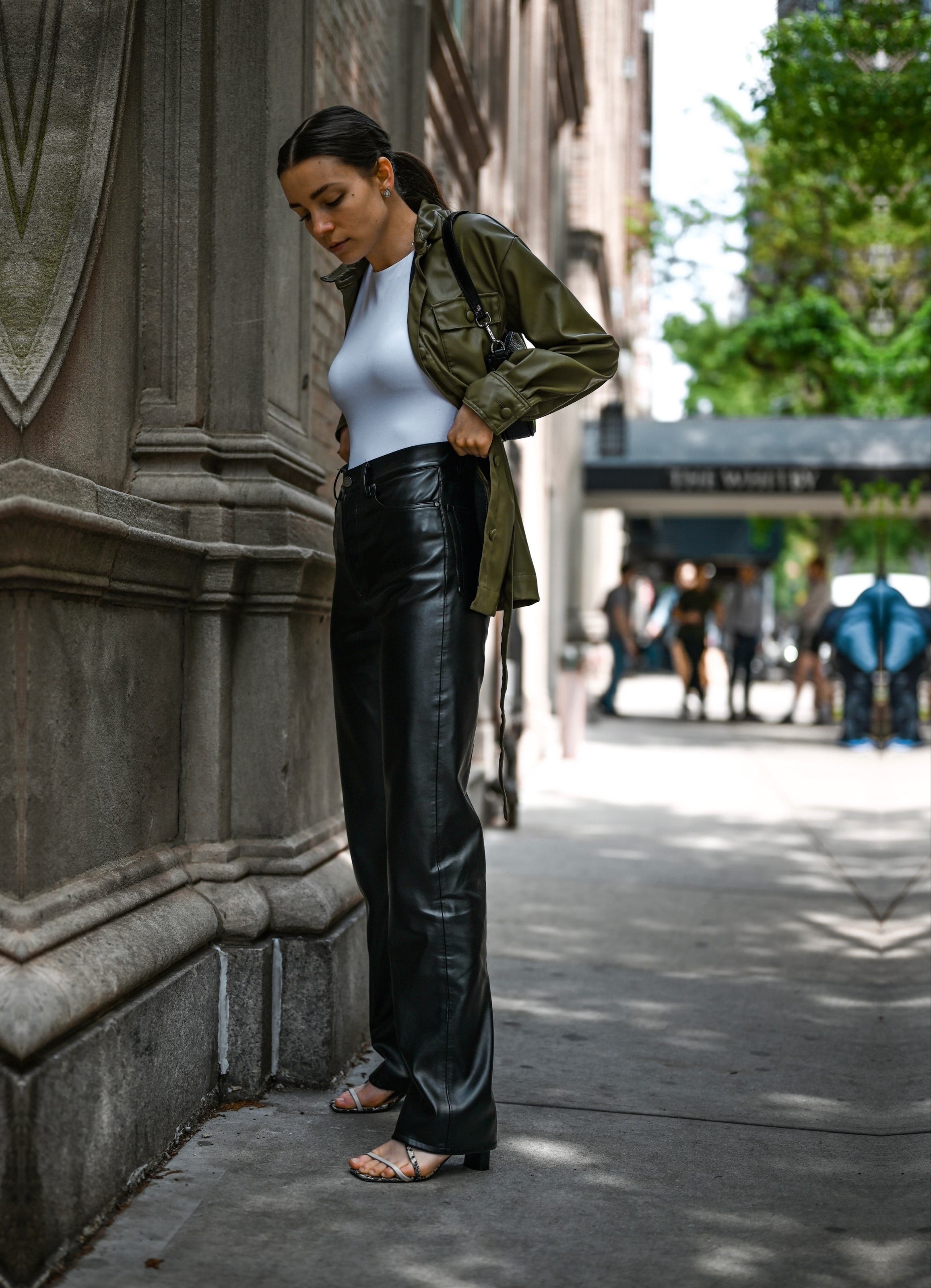 Kat Faux Leather Pants by Anine Bing | Rent the Runway