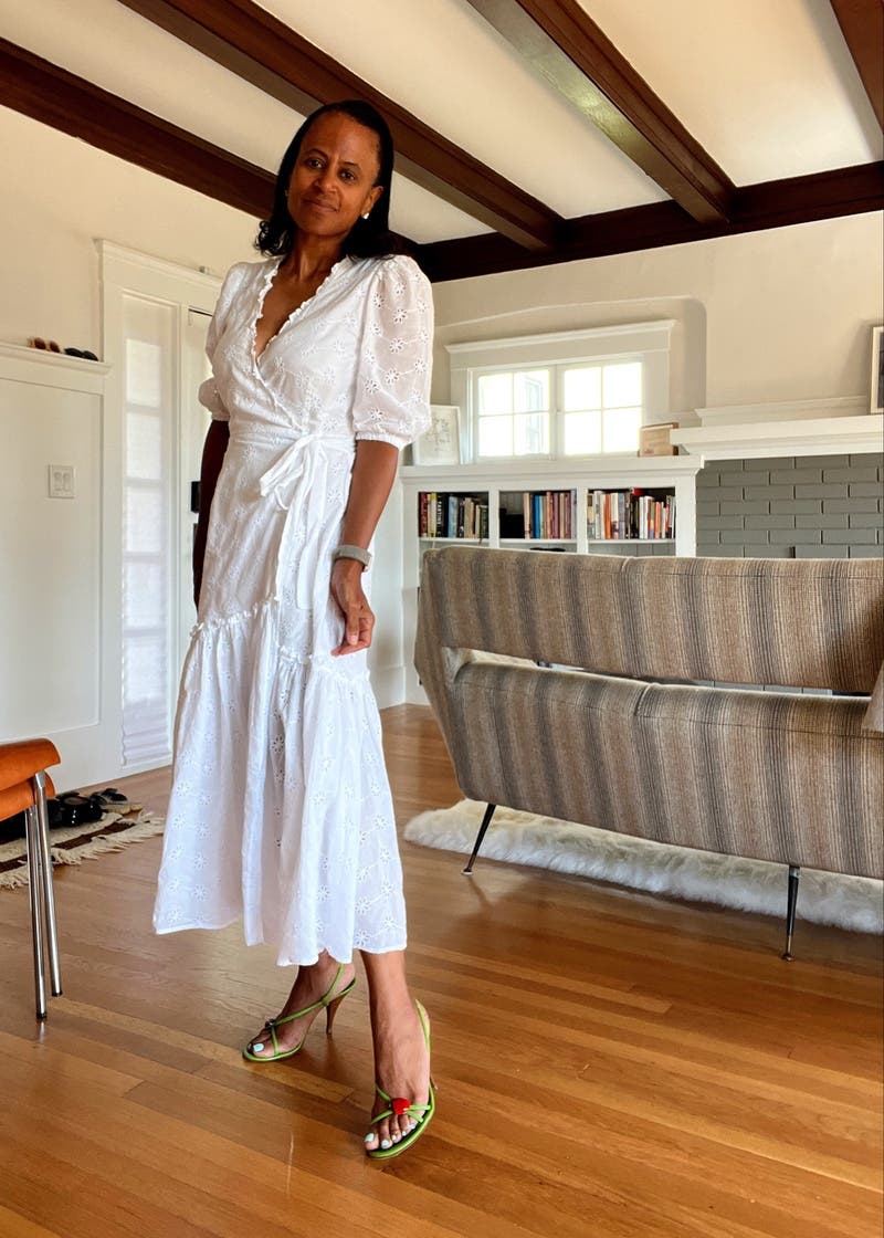 Short Sleeve Lucie Eyelet Dress by La Vie Rebecca Taylor | Rent