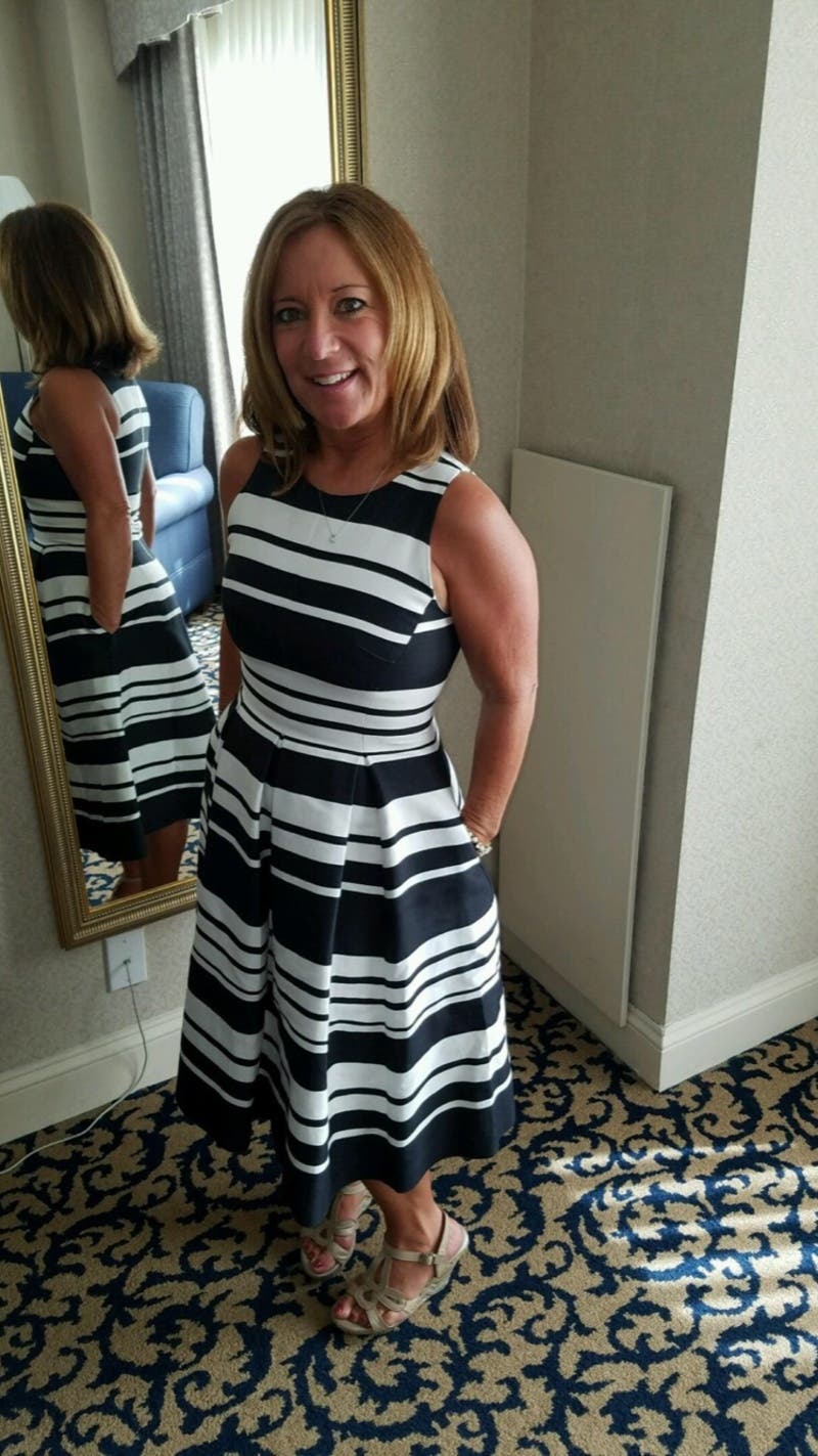 Black and White Cape Stripe Dress by kate spade new york | Rent the Runway
