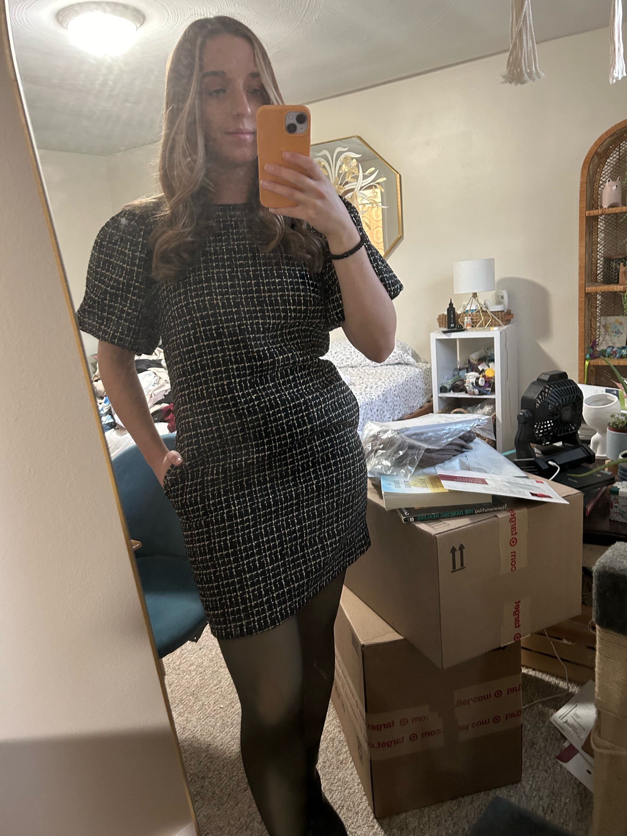 Tweed Mini Dress by TOCCIN X RTR | Rent the Runway