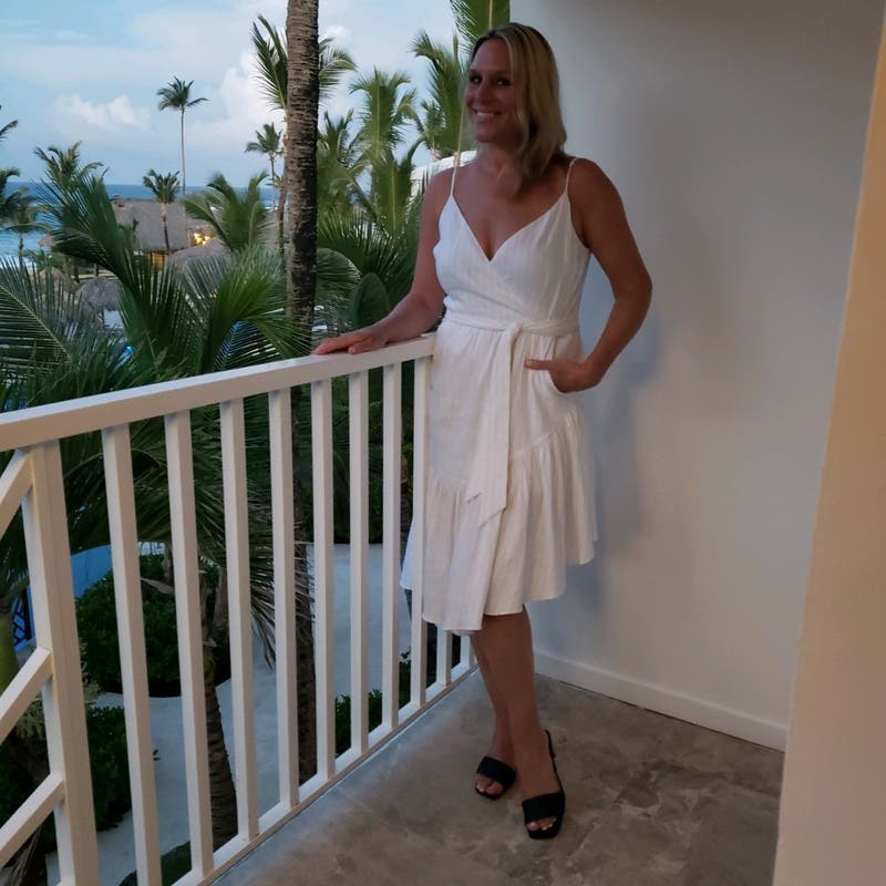 ワンピース THE ATTICO Woman Dress White 241WCM102RY02 001 The Attico Mini Dress | Shopbop