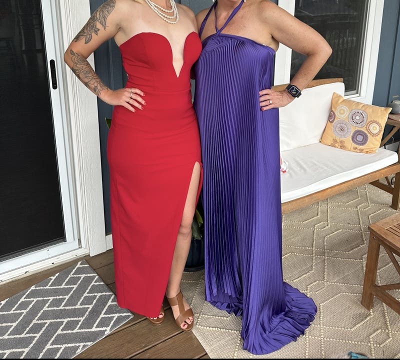 Red Sweetheart Gown by Aidan AIDAN MATTOX | Rent the Runway