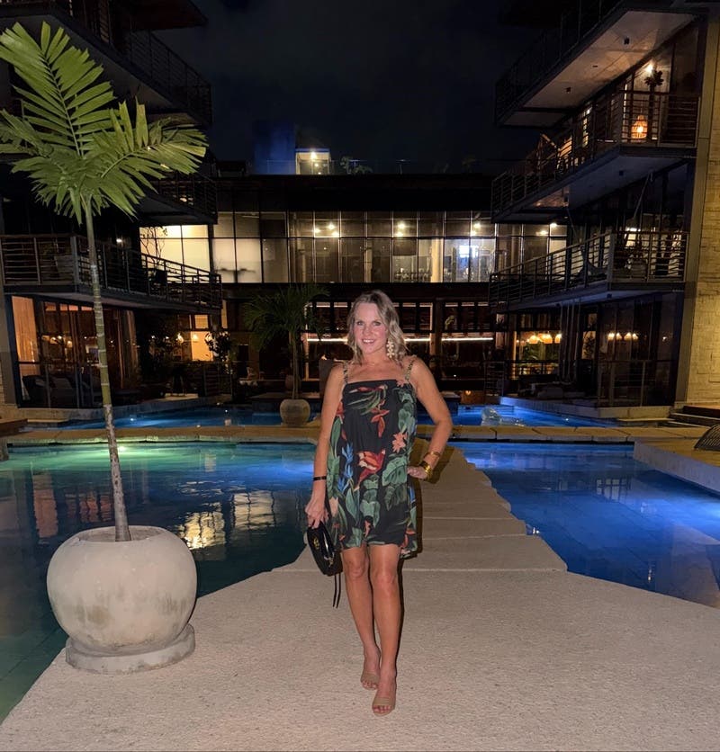 Midnight Macaw Fiesta Mini Dress by FARM Rio | Rent the Runway