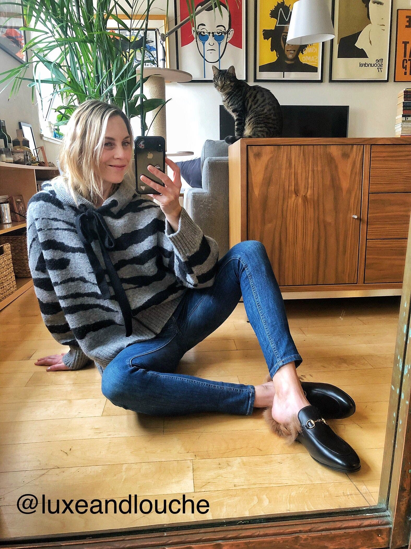 ZADIG & VOLTAIRE Vネックセーター XS Vivi Patch Cashmere Jumper sweater grey women | Zadig&Voltaire
