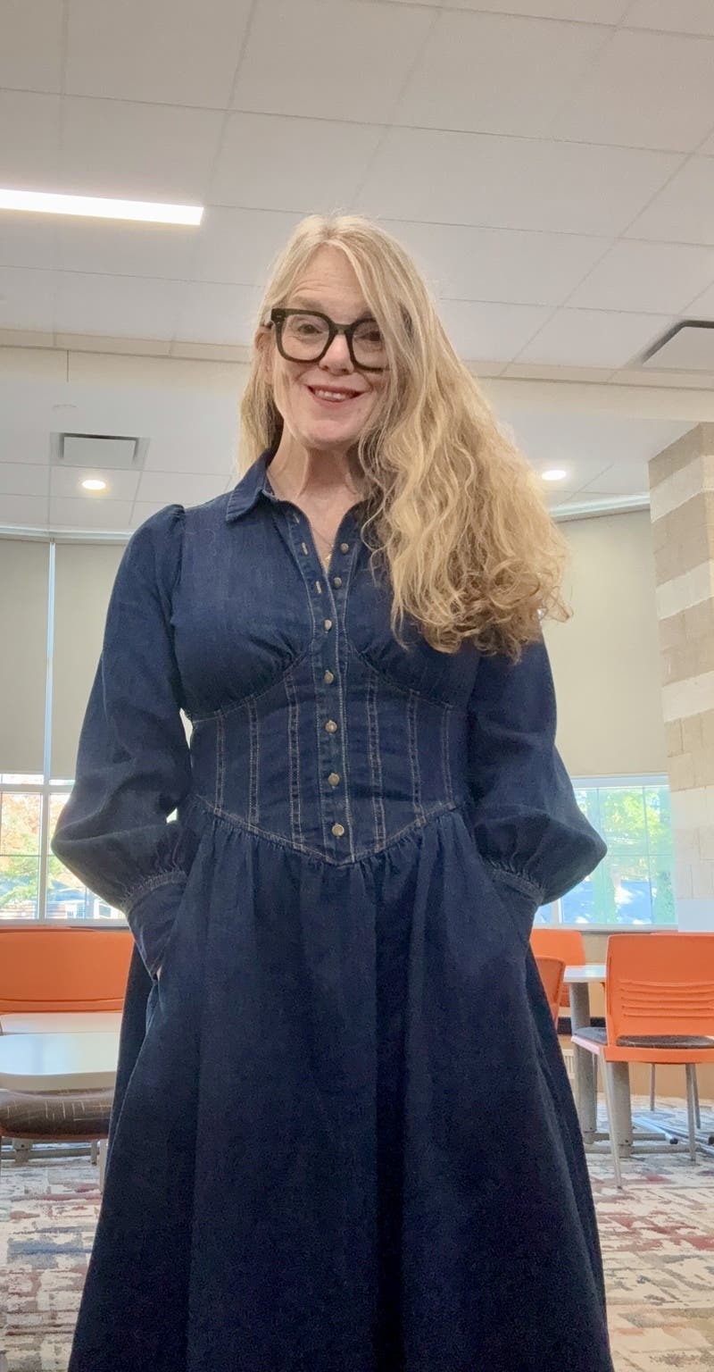 Denim Corseting Midi Dress by Derek Lam 10 Crosby x RTR | Rent the