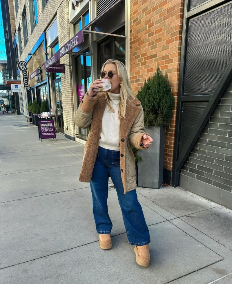 Faux Shearling Reversible Jacket by Derek Lam 10 Crosby | Rent the