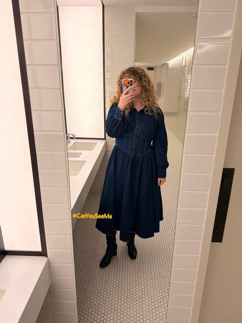 Denim Corseting Midi Dress by Derek Lam 10 Crosby x RTR | Rent the