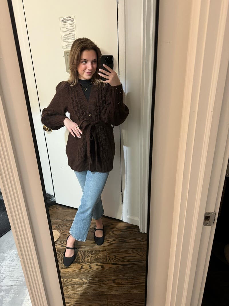 andwang Puff sleeve cardigan カーディガン Puff Sleeve Cardigan by TOCCIN X RTR | Rent the Runway