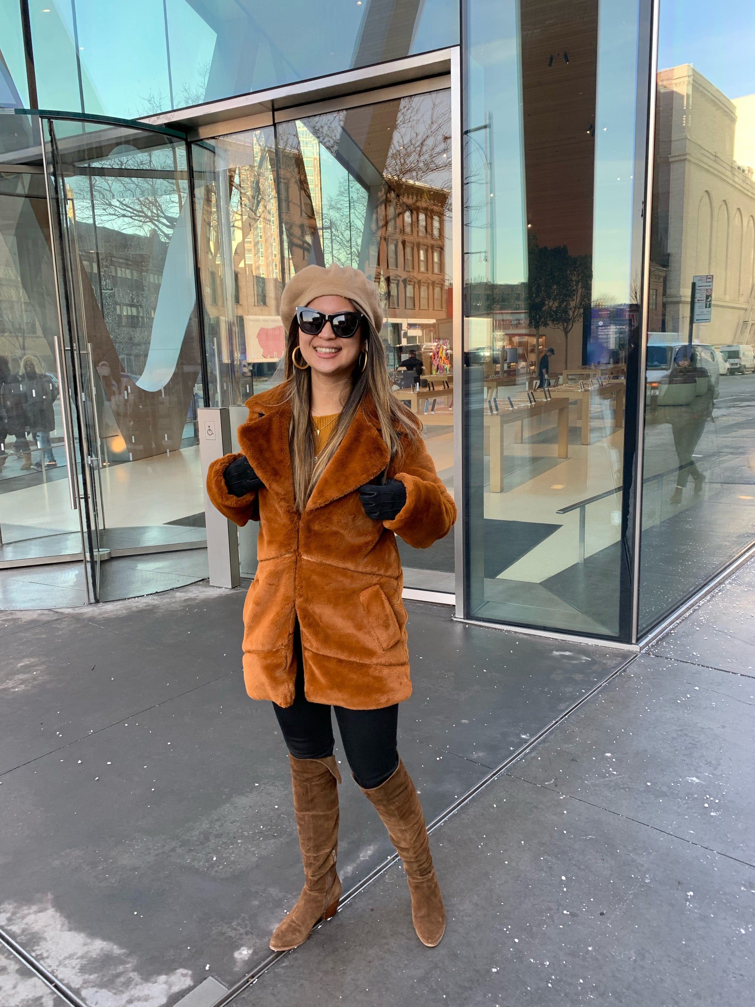 Pumpkin Spice Faux Fur Coat by MINKPINK | Rent the Runway