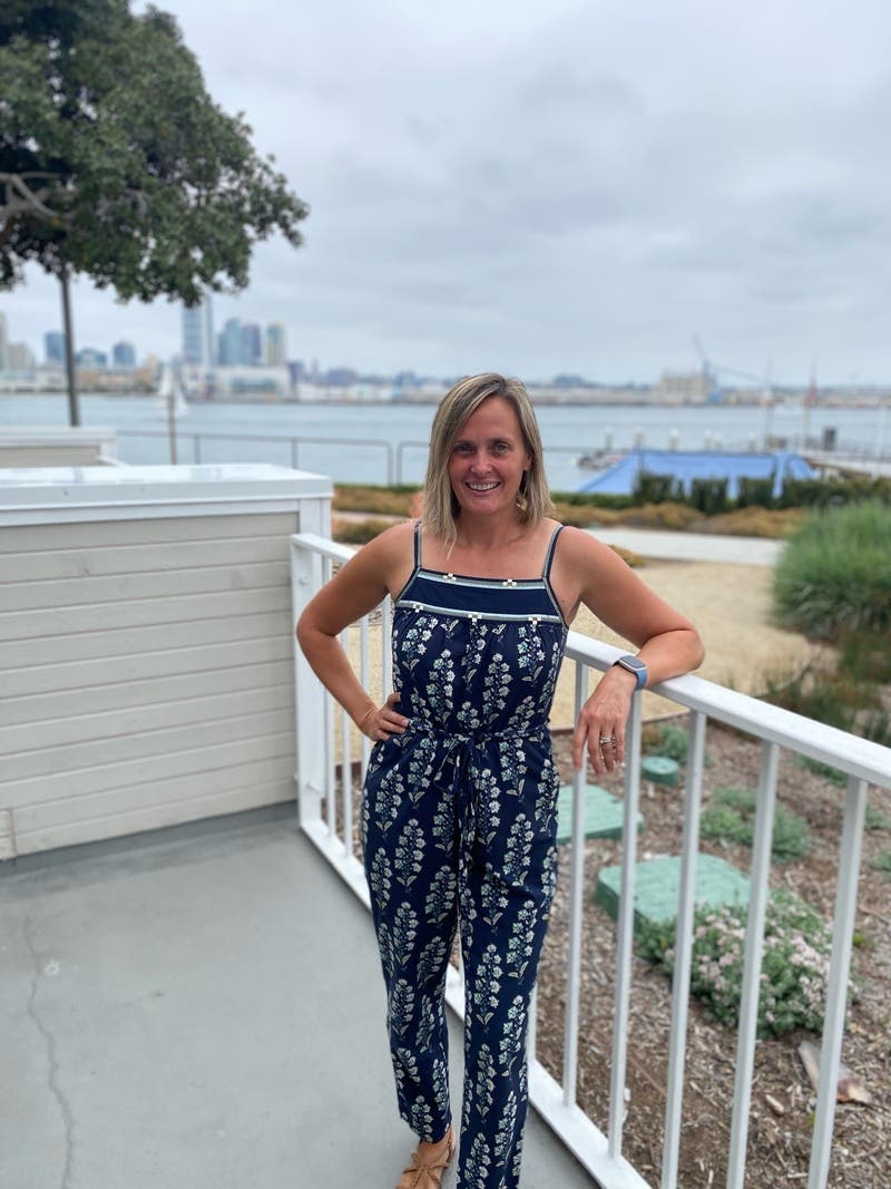 Sleeveless Larkspur Jumpsuit by La Vie Rebecca Taylor | Rent