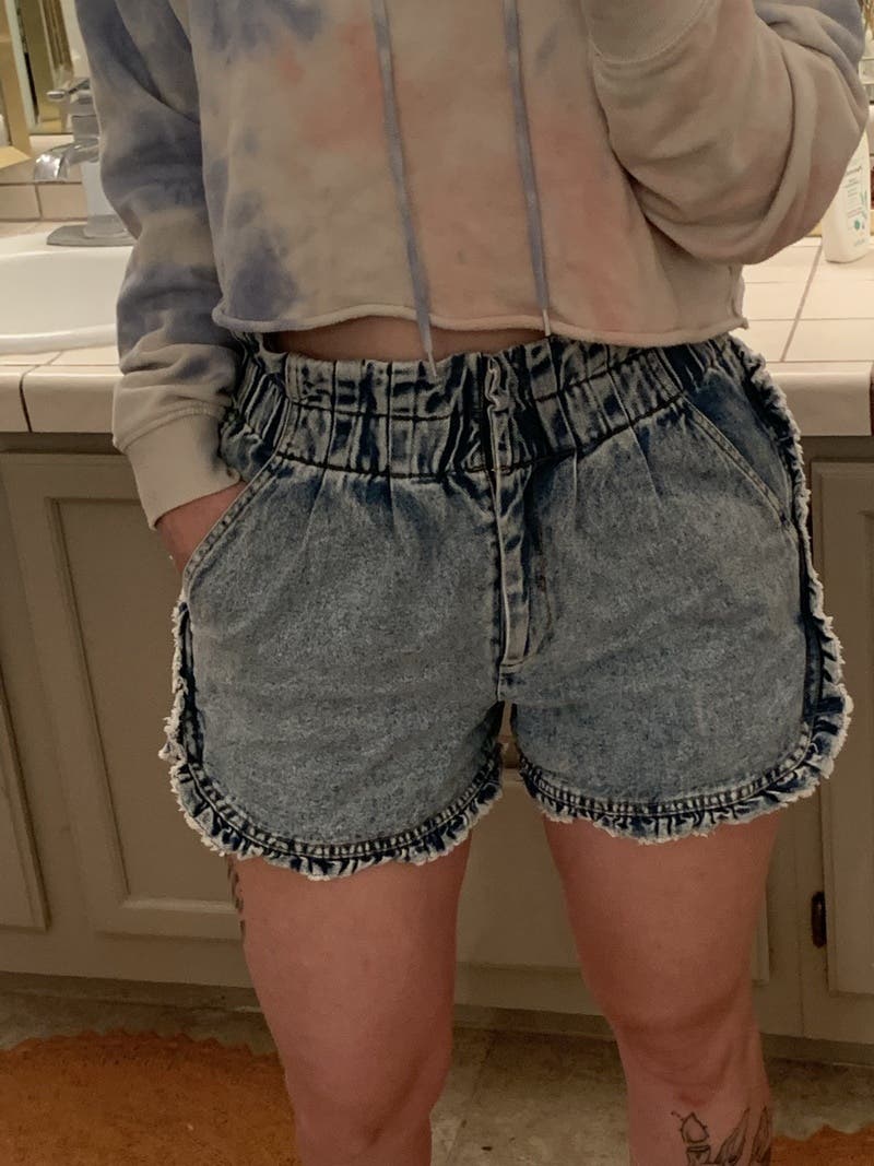 Dax Acid Wash Denim Shorts by Sea New York | Rent the Runway