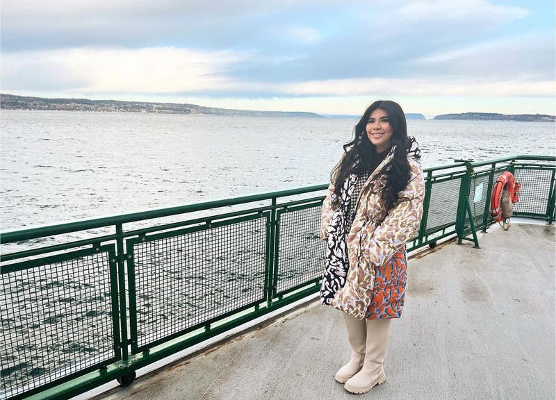 Abstract Leaf Puffer by STINE GOYA | Rent the Runway