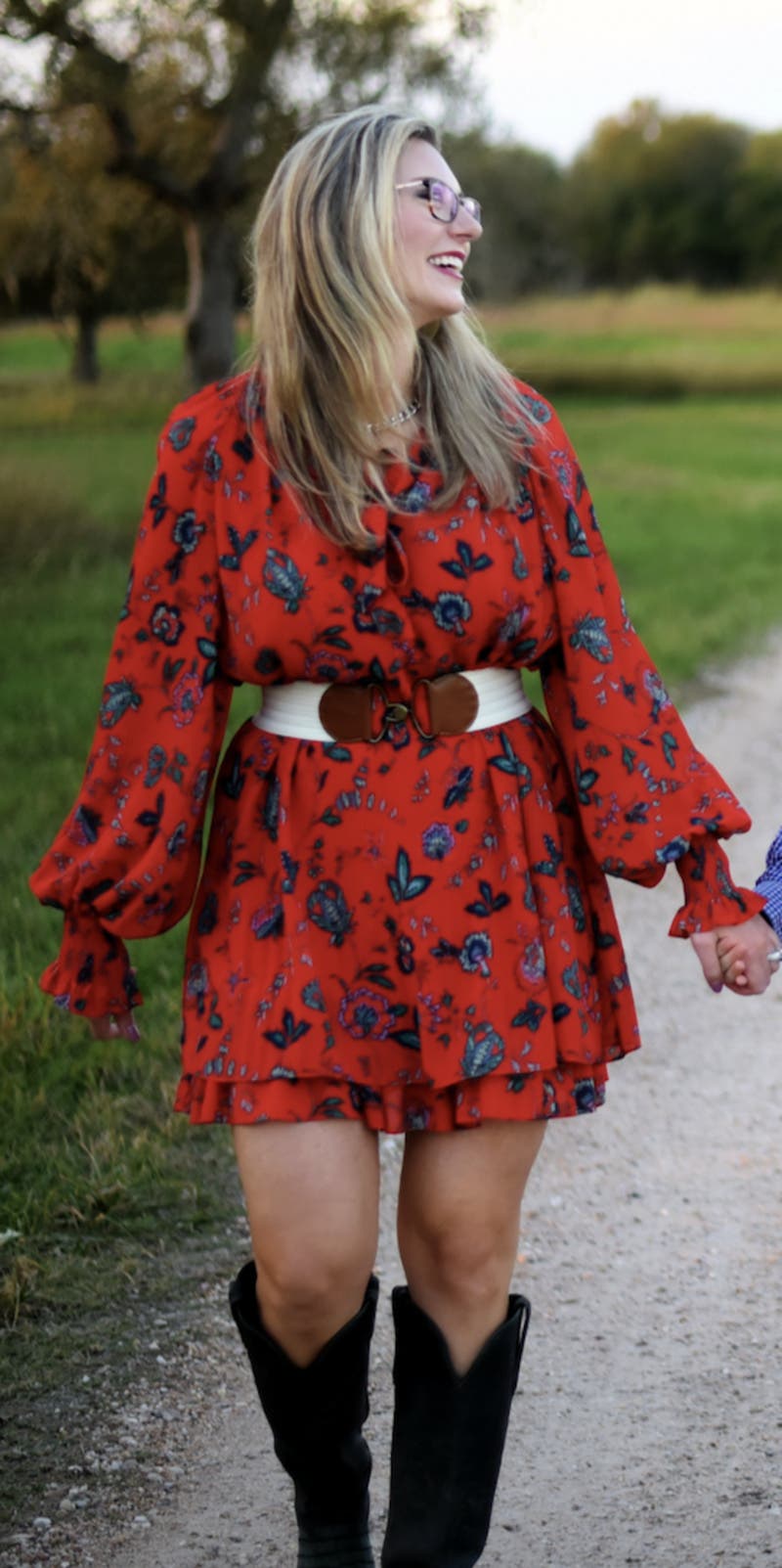 Red Floral Pleated Dress by Derek Lam 10 Crosby x RTR | Rent the