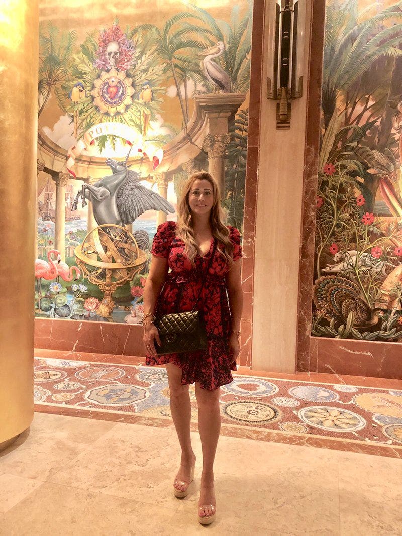 Red Floral Mini Dress by Self-Portrait | Rent the Runway