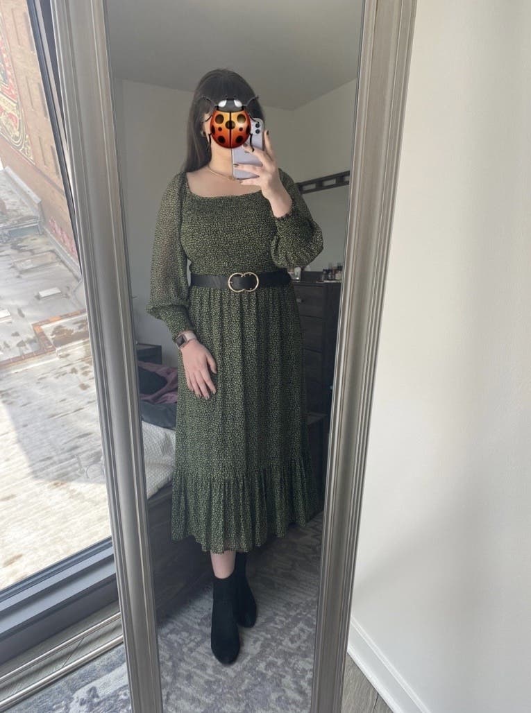 cupcakes and cashmere green dress Cupcakes & Cashmere Mystique Faux Wrap Dress-Women's Sz 2 Lined Green MSRP $118