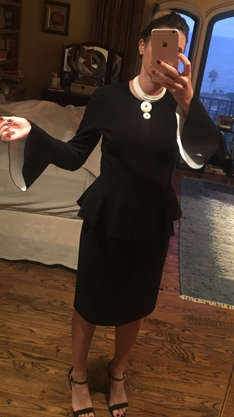 elizabeth and james peplum top