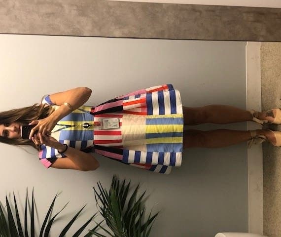 Multi Stripe Kite Bow Back Dress by kate spade new york