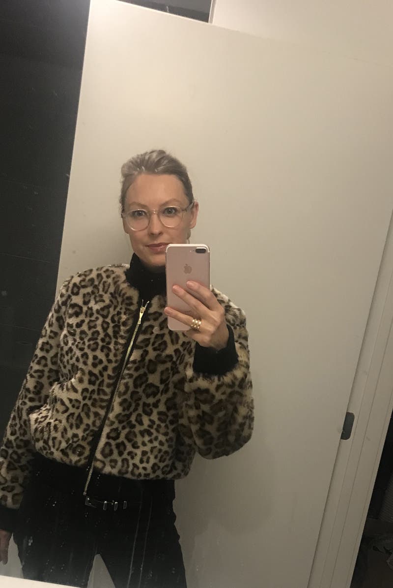 ジャケット・アウター MM22 ITALYMODE LEOPARD DEERSKIN JACKET Leopard Faux Fur Bomber by kate spade new york | Rent the Runway