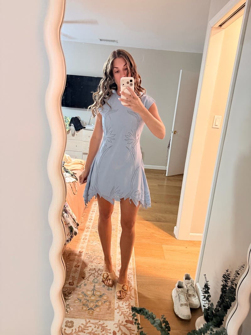raquel embroidered mini dress White Raquel Embroidered Mini Dress