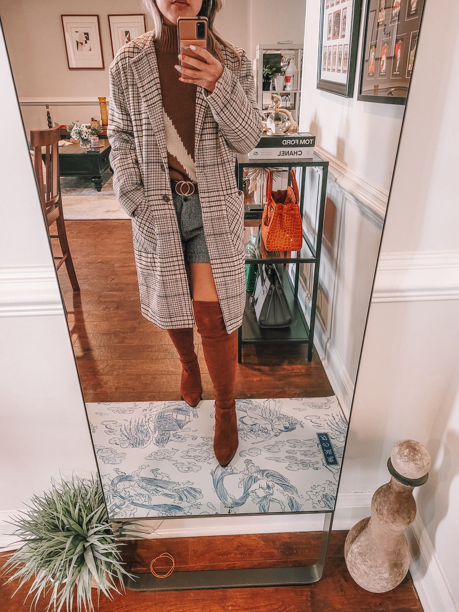 Mountain Check Coat by The Fifth Label | Rent the Runway