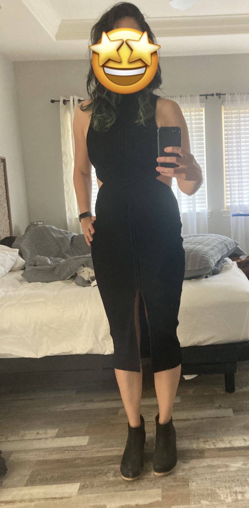 knee length dresses for ladies Karina Tuck Midi Dress in Dark Chocolate