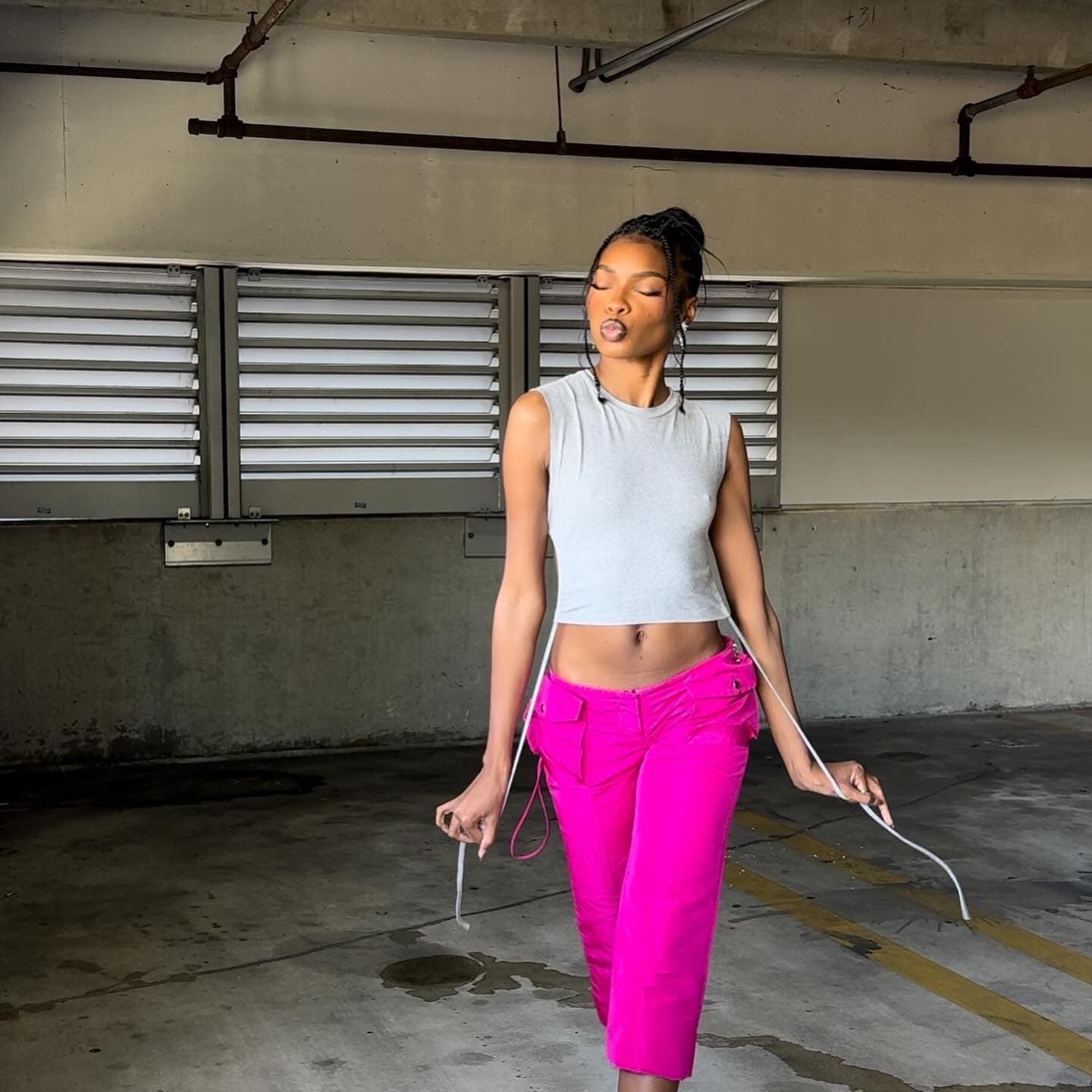 Low Rise Trousers by LaQuan Smith | Rent the Runway