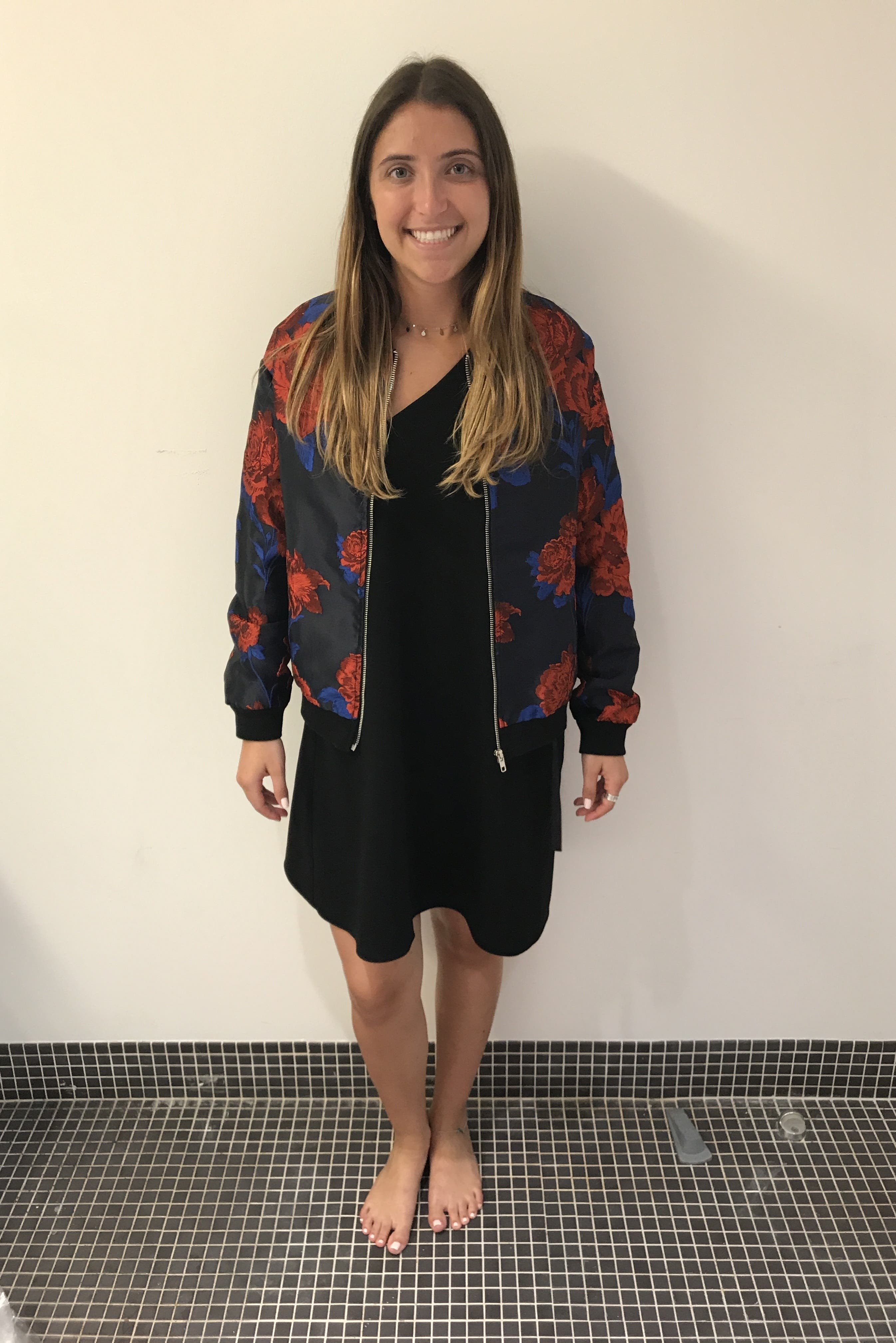 Rose Print Bomber Jacket by Endless Rose | Rent the Runway
