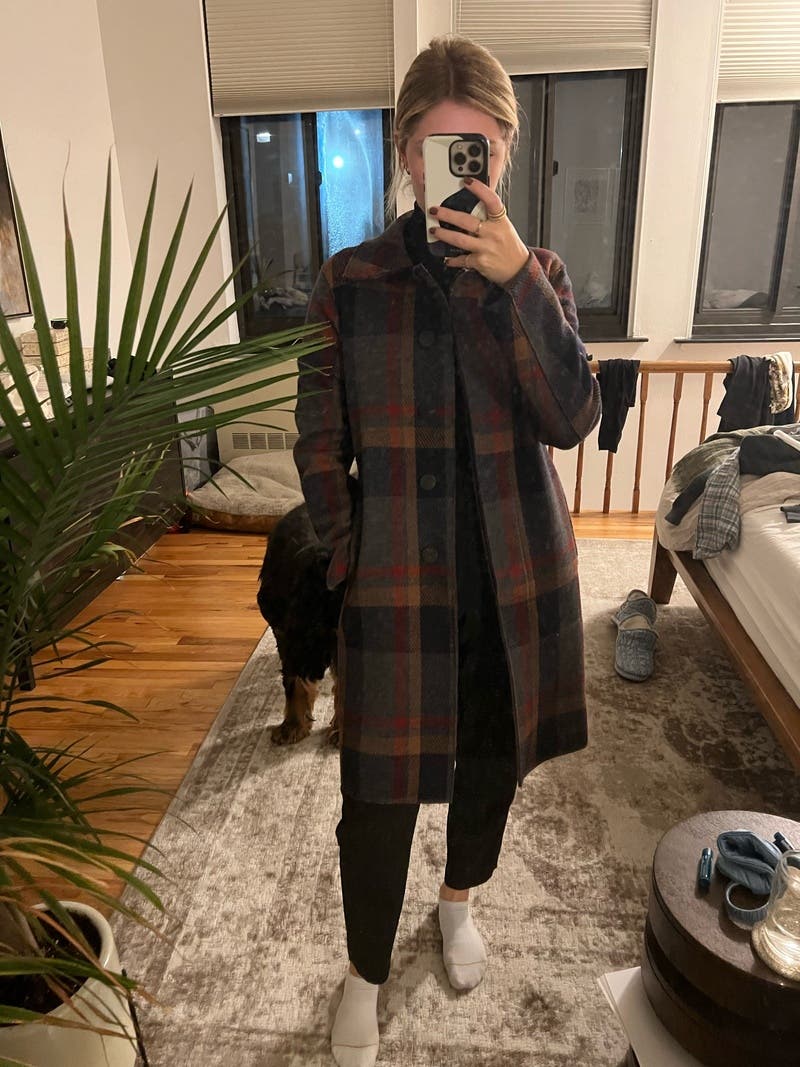 Tartan Wool Coat by Harris Wharf London | Rent the Runway