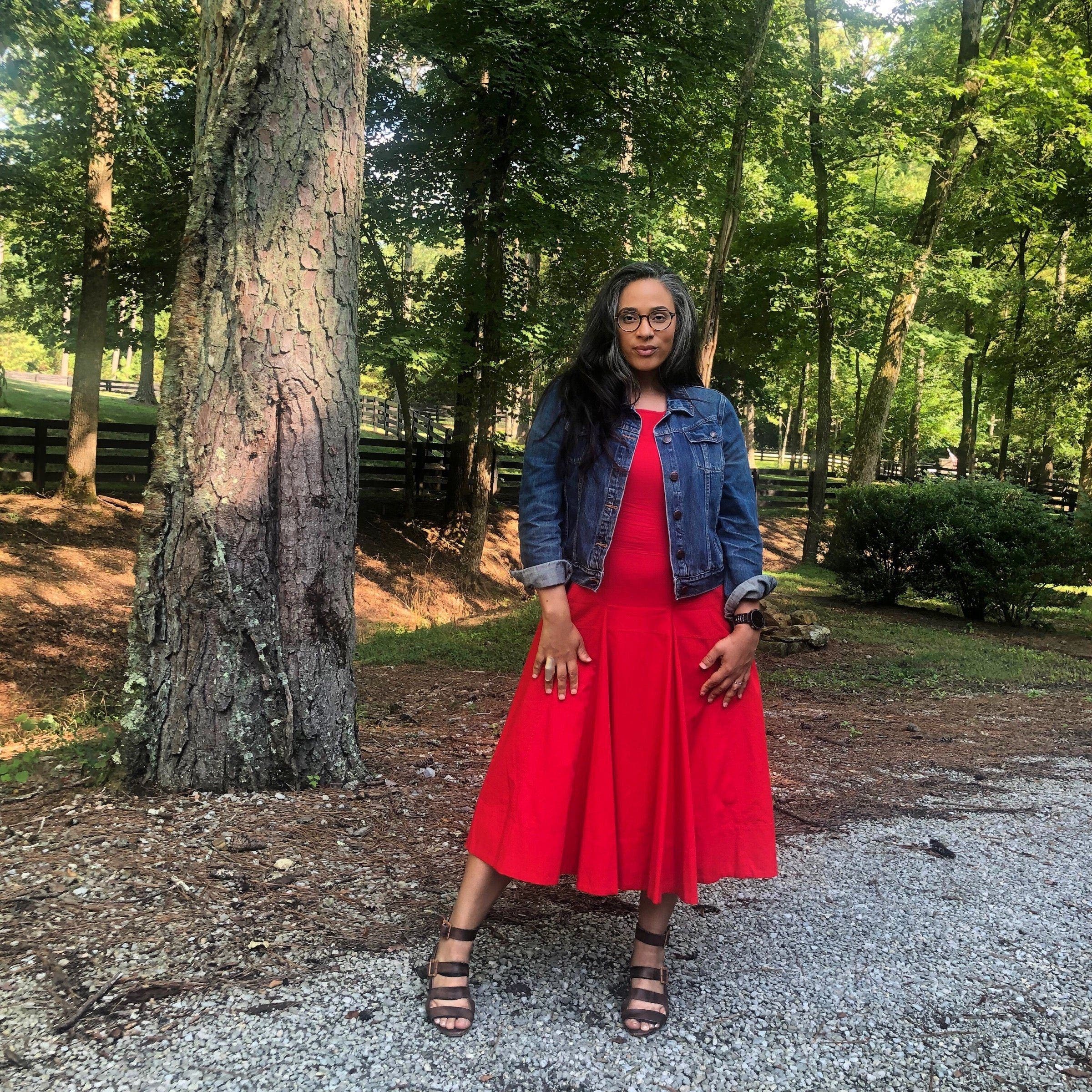 Red Flared Dress by Derek Lam 10 Crosby x RTR | Rent the Runway
