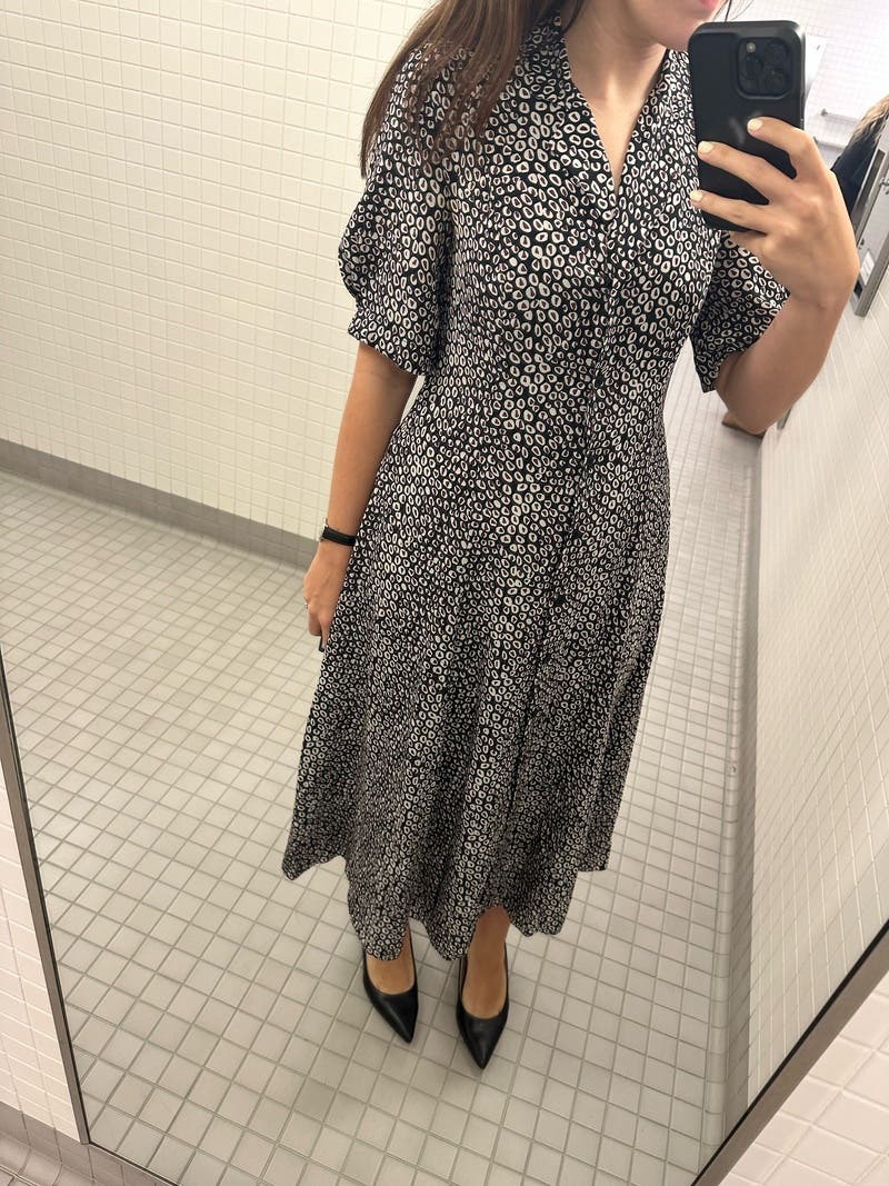 Lily Cinch Sleeve Midi Dress by Diane von Furstenberg | Rent